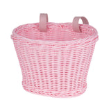 Kids Bike Basket Portable Bicycle Basket for Riding Boys Girls Balance Bikes Pink S