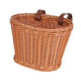 Kids Bike Basket Portable Bicycle Basket for Riding Boys Girls Balance Bikes Brown S