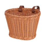 Kids Bike Basket Portable Bicycle Basket for Riding Boys Girls Balance Bikes Brown S