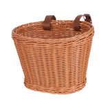 Kids Bike Basket Portable Bicycle Basket for Riding Boys Girls Balance Bikes Brown S