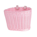 Kids Bike Basket Portable Bicycle Basket for Riding Boys Girls Balance Bikes Pink L