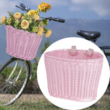 Kids Bike Basket Portable Bicycle Basket for Riding Boys Girls Balance Bikes Pink L