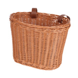 Kids Bike Basket Portable Bicycle Basket for Riding Boys Girls Balance Bikes Brown L