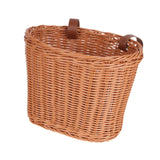 Kids Bike Basket Portable Bicycle Basket for Riding Boys Girls Balance Bikes Brown L