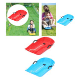 Snow Sled for Child Toboggan with Pull Rope Handles Sand Sliding Board