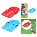 Snow Sled for Child Toboggan with Pull Rope Handles Sand Sliding Board