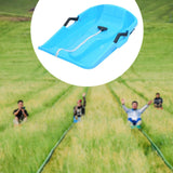 Snow Sled for Child Toboggan with Pull Rope Handles Sand Sliding Board