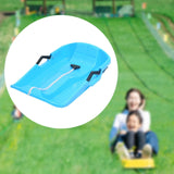 Snow Sled for Child Toboggan with Pull Rope Handles Sand Sliding Board