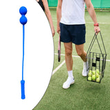 Tennis Serve Master Portable Easy to Handle Supplies Accessory Practice Tool 2 Balls