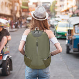 Maxbell Business Backpack Lightweight Water Resistant Rucksack for Work Office Black Green