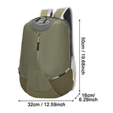 Maxbell Business Backpack Lightweight Water Resistant Rucksack for Work Office Black Green