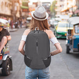 Maxbell Business Backpack Lightweight Water Resistant Rucksack for Work Office Black Gray