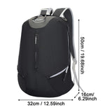 Maxbell Business Backpack Lightweight Water Resistant Rucksack for Work Office Black Black