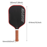 Maxbell Pickleball Paddle Long Handle Carbon Fiber for Swing Training Practice Power Standard Racket