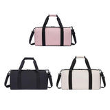 Maxbell Travel Duffle Bag Cross Country Bag with Shoes Compartment Sports Duffle Bag Pink