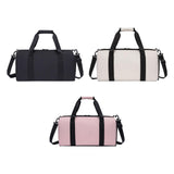 Maxbell Travel Duffle Bag Cross Country Bag with Shoes Compartment Sports Duffle Bag Pink