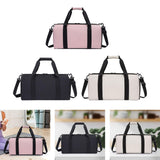 Maxbell Travel Duffle Bag Cross Country Bag with Shoes Compartment Sports Duffle Bag Pink