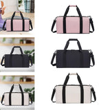 Maxbell Travel Duffle Bag Cross Country Bag with Shoes Compartment Sports Duffle Bag Pink