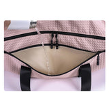 Maxbell Travel Duffle Bag Cross Country Bag with Shoes Compartment Sports Duffle Bag Pink