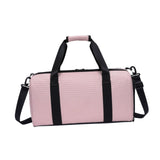 Maxbell Travel Duffle Bag Cross Country Bag with Shoes Compartment Sports Duffle Bag Pink