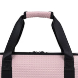 Maxbell Travel Duffle Bag Cross Country Bag with Shoes Compartment Sports Duffle Bag Pink
