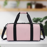 Maxbell Travel Duffle Bag Cross Country Bag with Shoes Compartment Sports Duffle Bag Pink