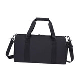 Maxbell Travel Duffle Bag Cross Country Bag with Shoes Compartment Sports Duffle Bag Black