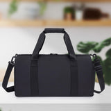 Maxbell Travel Duffle Bag Cross Country Bag with Shoes Compartment Sports Duffle Bag Black