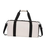 Maxbell Travel Duffle Bag Cross Country Bag with Shoes Compartment Sports Duffle Bag White