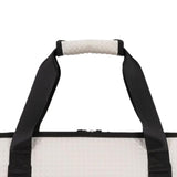 Maxbell Travel Duffle Bag Cross Country Bag with Shoes Compartment Sports Duffle Bag White