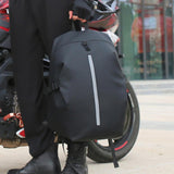 Maxbell Motorcycle Helmet Backpack Sturdy for Camping Outdoor Activities Backpacking Black