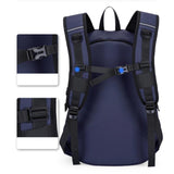 Maxbell Motorcycle Helmet Backpack Sturdy for Camping Outdoor Activities Backpacking Blue