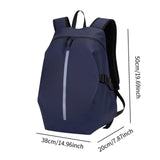 Maxbell Motorcycle Helmet Backpack Sturdy for Camping Outdoor Activities Backpacking Blue