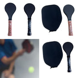 Maxbell Pickleball Sweet Spot Paddle Portable Frosted Surface Pickleball Racquet Brown