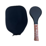 Maxbell Pickleball Sweet Spot Paddle Portable Frosted Surface Pickleball Racquet Brown w Paddle Cover