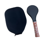 Maxbell Pickleball Sweet Spot Paddle Portable Frosted Surface Pickleball Racquet Brown w Paddle Cover