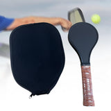 Maxbell Pickleball Sweet Spot Paddle Portable Frosted Surface Pickleball Racquet Brown w Paddle Cover
