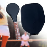 Maxbell Pickleball Sweet Spot Paddle Portable Frosted Surface Pickleball Racquet Brown w Paddle Cover