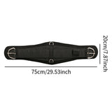 Maxbell Horse Girth Protection Cover Padded for Horse Riding Equestrian Horse Saddle Total Length 75 cm