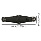 Maxbell Horse Girth Protection Cover Padded for Horse Riding Equestrian Horse Saddle Total Length 80 cm