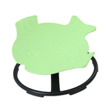 Maxbell Kids Swivel Chair Non Slip Sensory Swivel Chair for Children Motion Sickness Green
