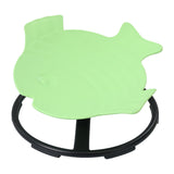 Maxbell Kids Swivel Chair Non Slip Sensory Swivel Chair for Children Motion Sickness Green