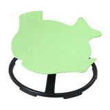 Maxbell Kids Swivel Chair Non Slip Sensory Swivel Chair for Children Motion Sickness Green
