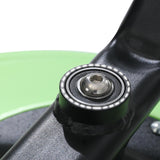 Maxbell Kids Swivel Chair Non Slip Sensory Swivel Chair for Children Motion Sickness Green