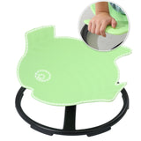 Maxbell Kids Swivel Chair Non Slip Sensory Swivel Chair for Children Motion Sickness Green