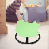 Maxbell Kids Swivel Chair Non Slip Sensory Swivel Chair for Children Motion Sickness Green