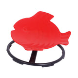 Maxbell Kids Swivel Chair Non Slip Sensory Swivel Chair for Children Motion Sickness Red