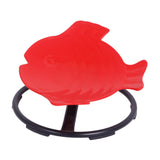 Maxbell Kids Swivel Chair Non Slip Sensory Swivel Chair for Children Motion Sickness Red