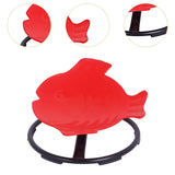 Maxbell Kids Swivel Chair Non Slip Sensory Swivel Chair for Children Motion Sickness Red