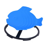 Maxbell Kids Swivel Chair Non Slip Sensory Swivel Chair for Children Motion Sickness Dark Blue